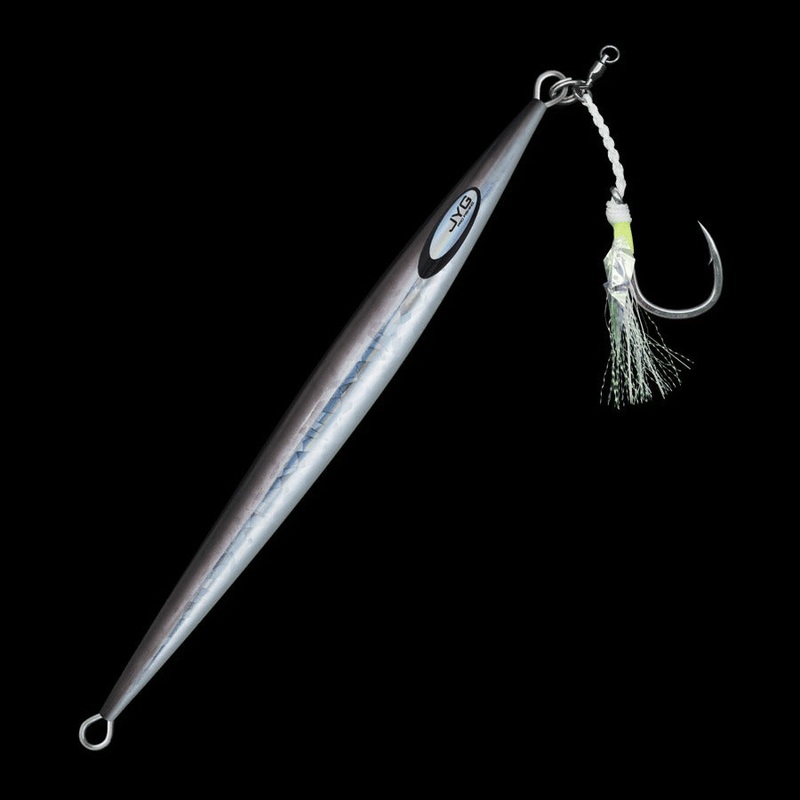 JYG Pro Fishing Stryke Tuna Jig Rigged 80g Eel