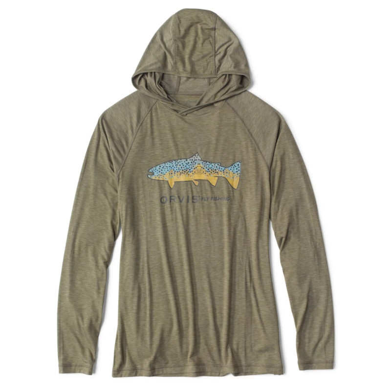 Orvis DriCast Logo Hoodie – Tarragon Medium