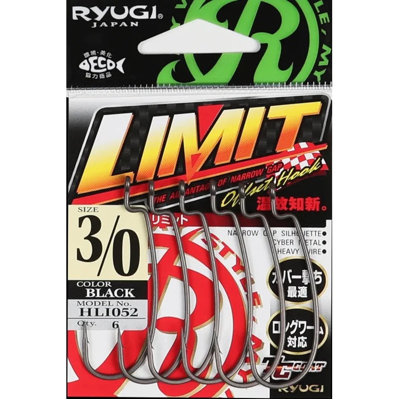 RYUGI LIMIT OFFSET HOOK 1/0