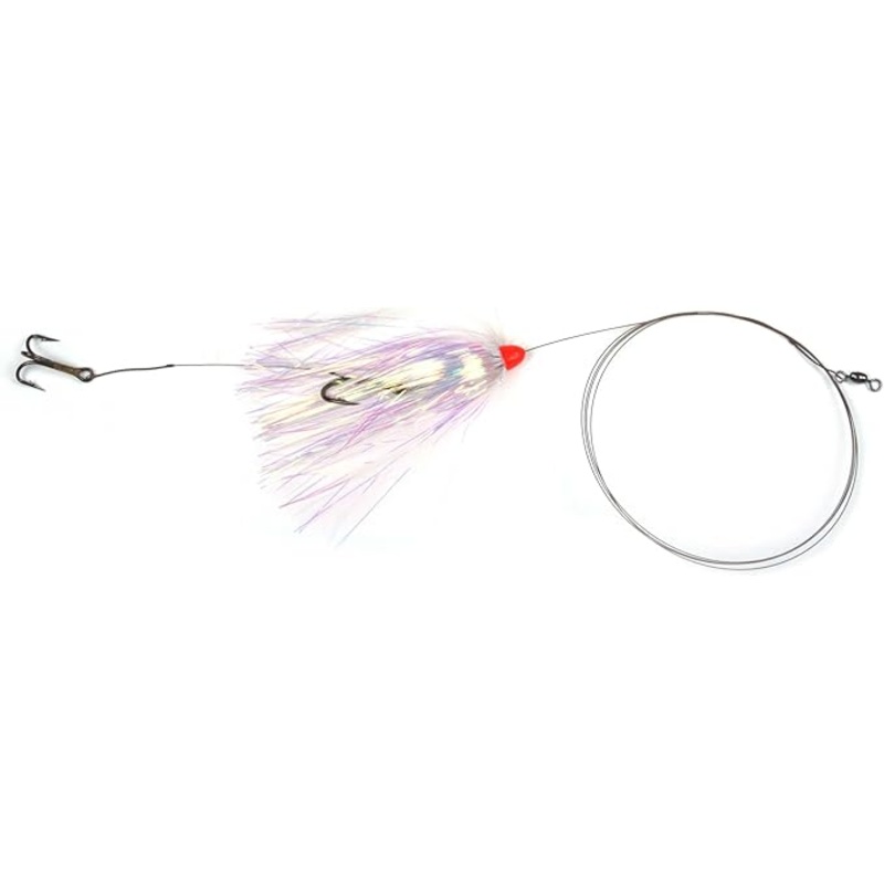 Sea Striker Carolina Live Bait King Rig #5 Solid Wire 1-2/0, Pearl