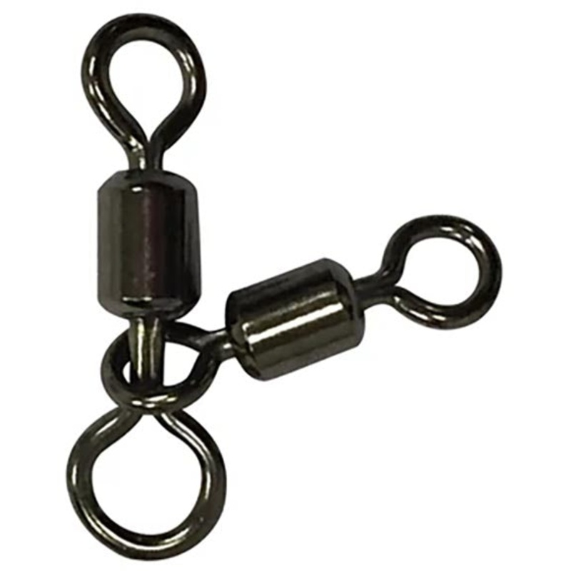 SPRO Power Swivel Combos w/Stainless Steel Line Ties – NS Black Finish NS Black Finish Size 5 – 80 lb test – 6 pack