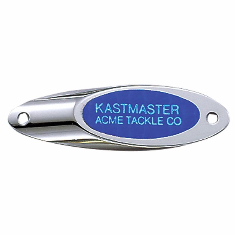 Acme Kastmaster Flash Tape Spoon Chrome Blue 1/4 oz – 1 3/4 inch