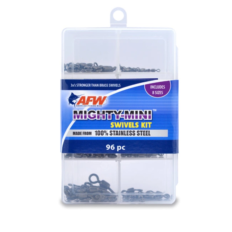 American Fishing Wire Stainless Steel Crane Swivels Kit Stainless Steel Crane Swivels