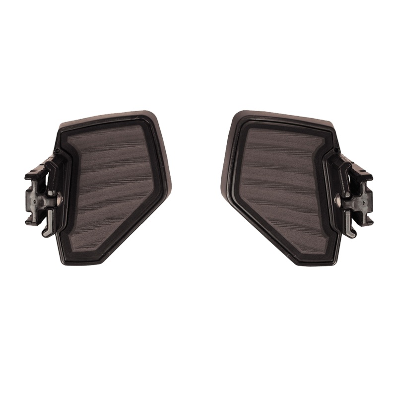 Dual Action Foot Brace Set with Grey / Black Traction Pads