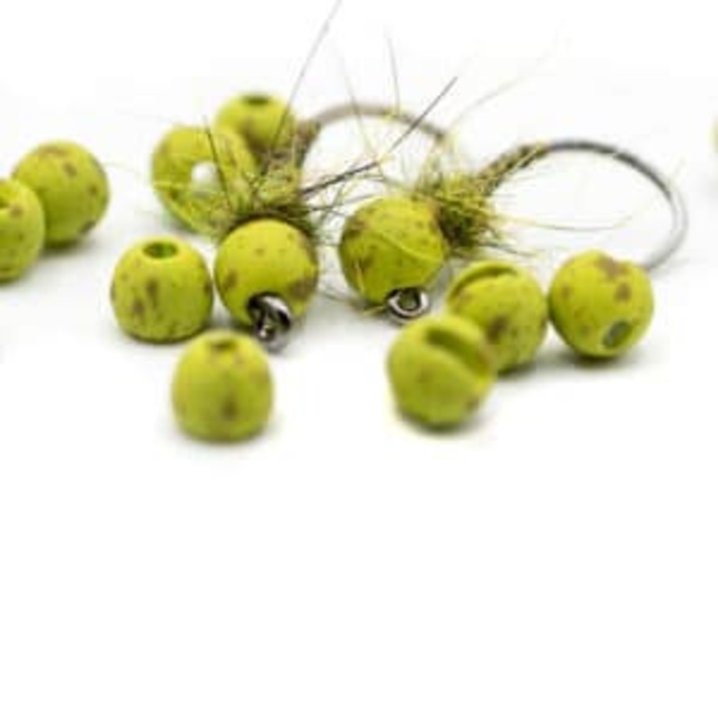 Firehole Round Speckled Tungsten Beads – Martini 2.0 mm