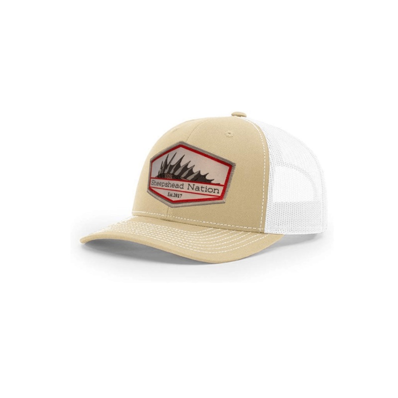Tan / White Sheepshead Nation Hat