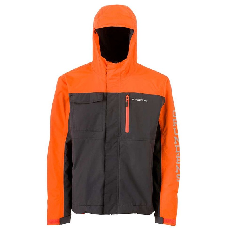 Grundens Transmit Jacket, Red Orange, S