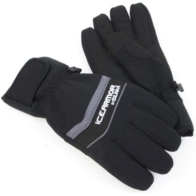 Ice Armor Edge Black Gloves M