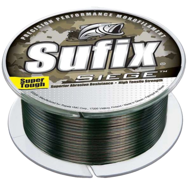 Sufix Siege Monofiliment Line 17lb, 330yds Camo