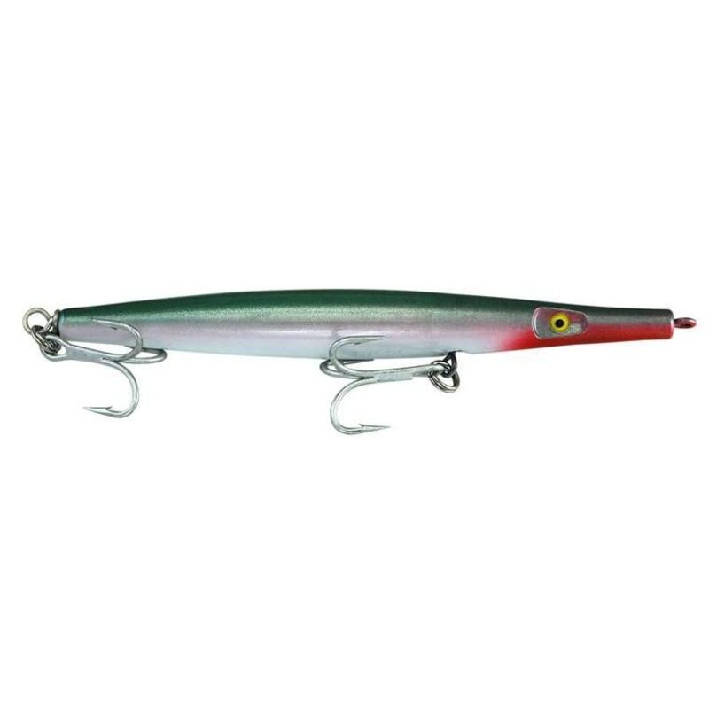 Super Strike Super N Fish Non-Heavy Needlefish Lures Length: 5-1/4″ Weight: 1oz Green/White