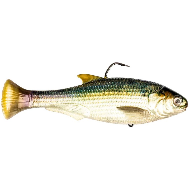 Z-Man Shadtron Line Through Slow Sinking Swimbait – 4.5 Inch Blueback Herring 4.5 inch- 3/4 oz