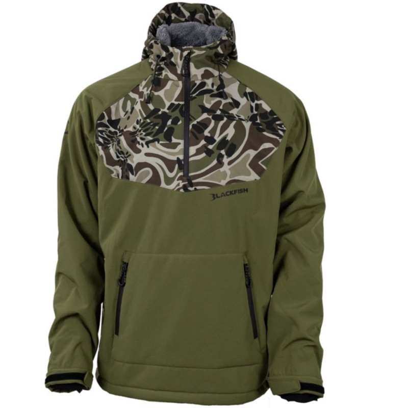 Blackfish Gale Softshell Pullover – Green/Prym1 OS Woods – M