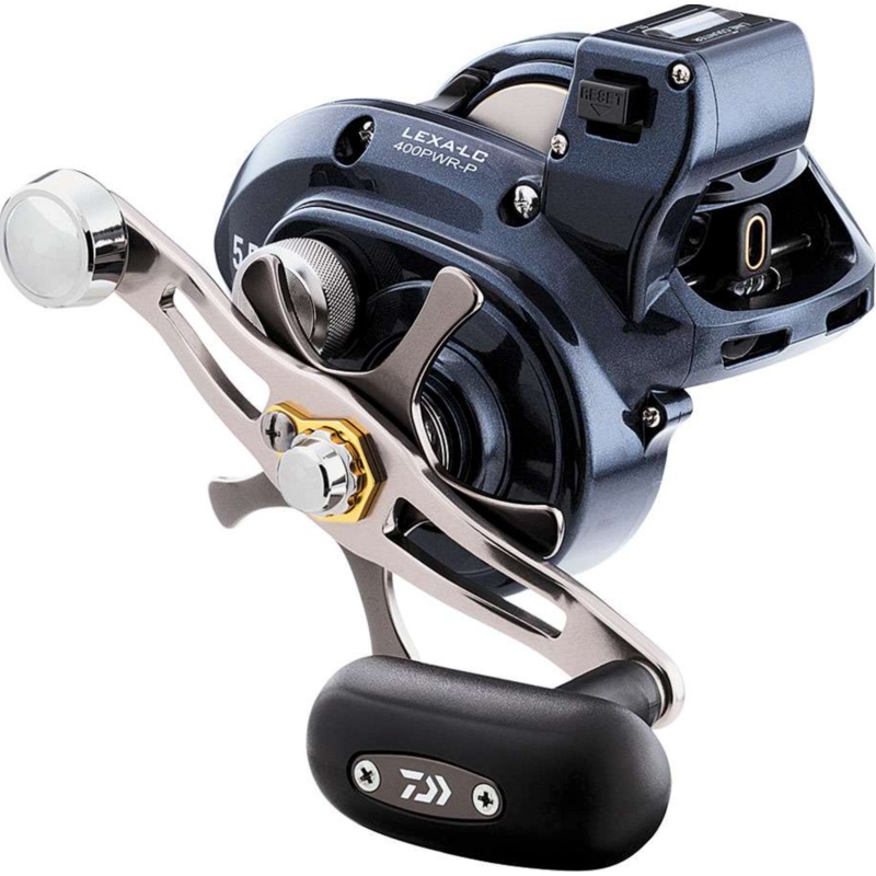Daiwa Lexa LC400 Line Counter Baitcasting Reels Right Hand 5.5:1 – Power Handle
