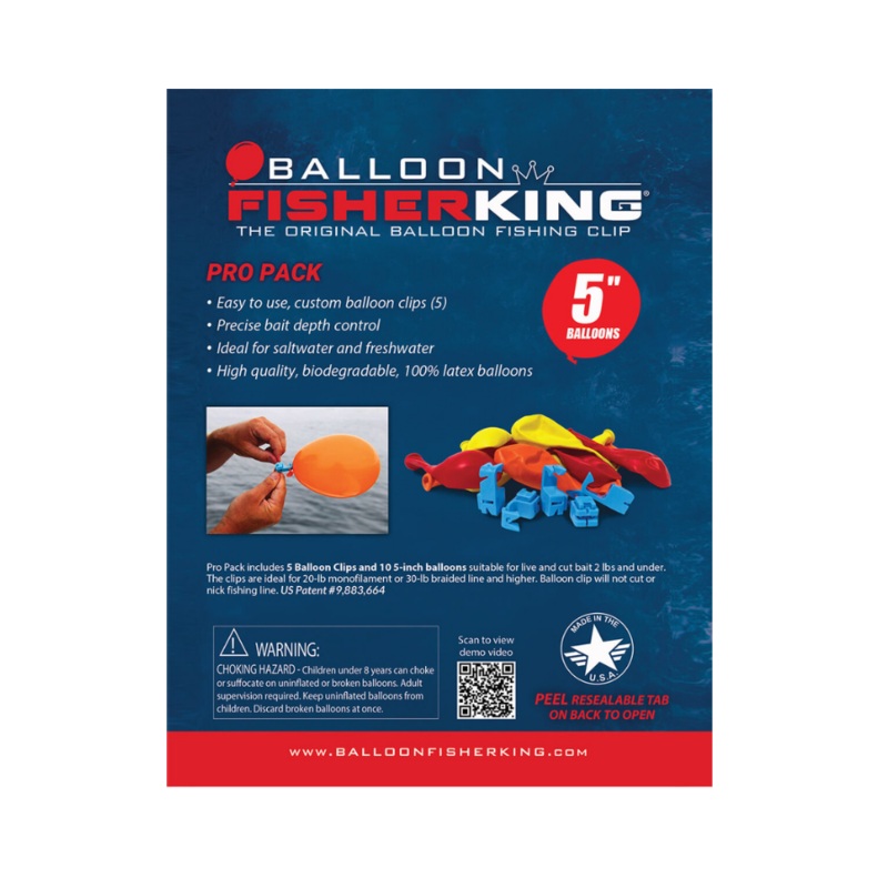 FISHER KING 5″ BALLOON PRO PACK