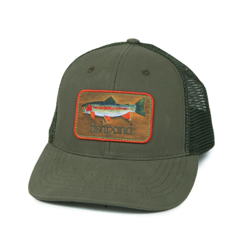 Fishpond Rainbow Trout Hat OSFA Olive