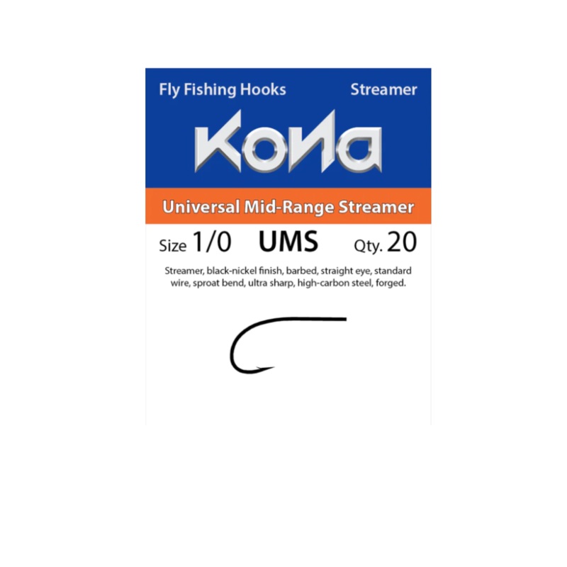Kona UMS Universal Mid-Range Streamer Hook #6