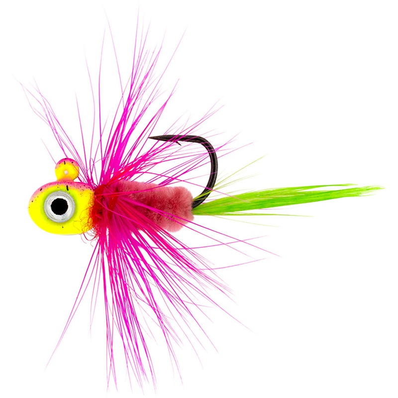 Northland Tackle Tungsten Flat-Fry Fly – 2 Pack Fruit Fly 1/16 oz – #10