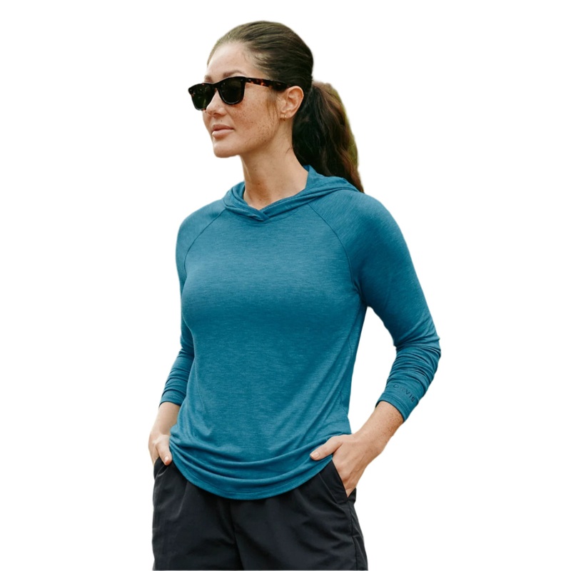 Orvis W’s Dricast Hoodie Blue Lagoon XS