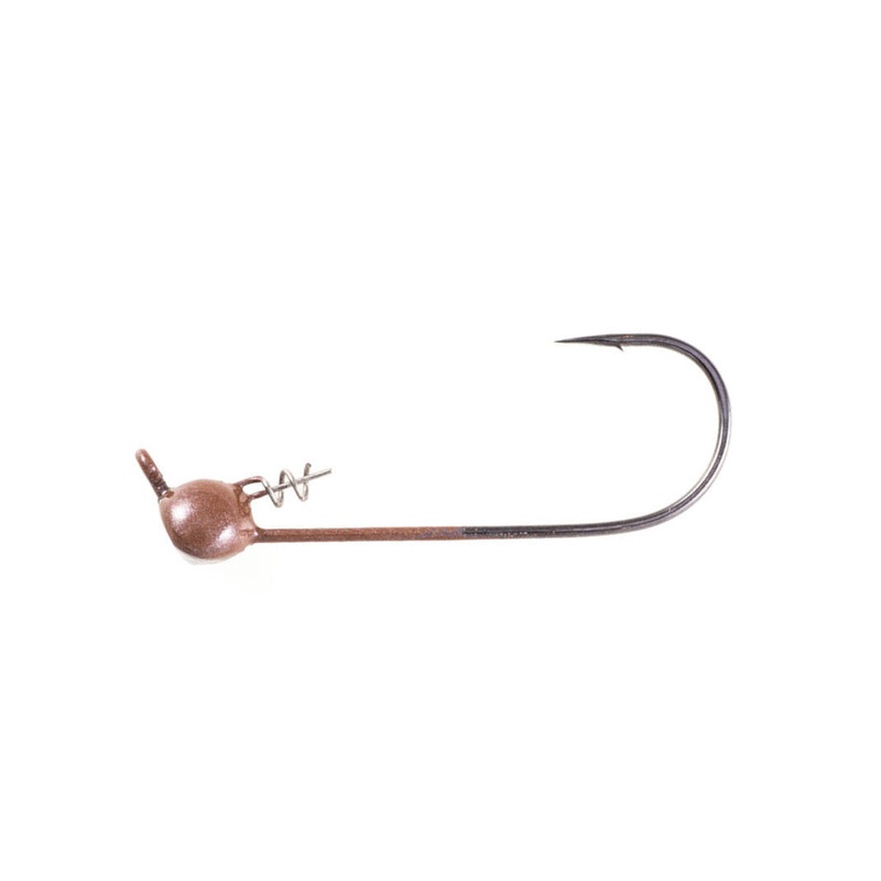 Owner Ultrahead Shaky Jig Head 4 pack Brown 1/8 oz – 4 pack