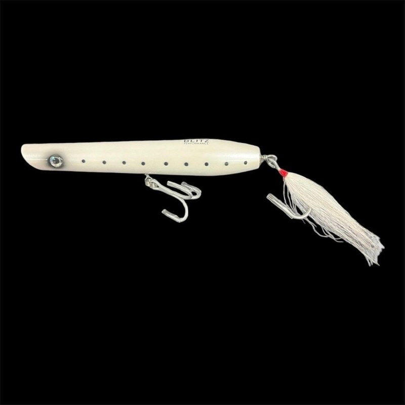 Stack Tackle Pencil Popper Lures Length: 8″ – Weight: 3oz Bone (Glow in the Dark)