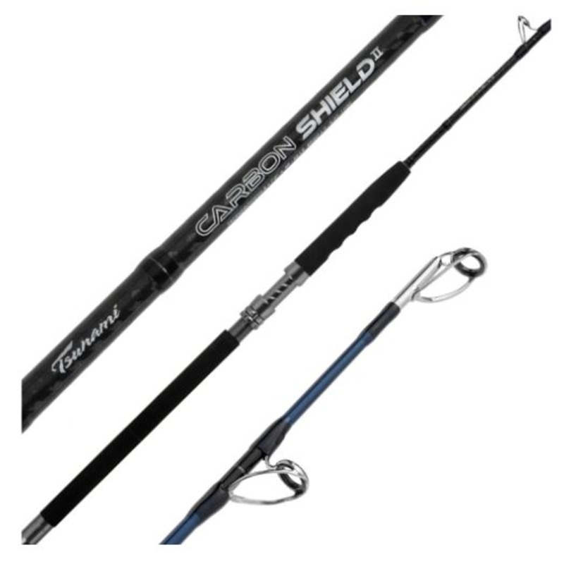 Tsunami Carbon Shield II Boat Casting Rods TSCSHDBCII701MH-B