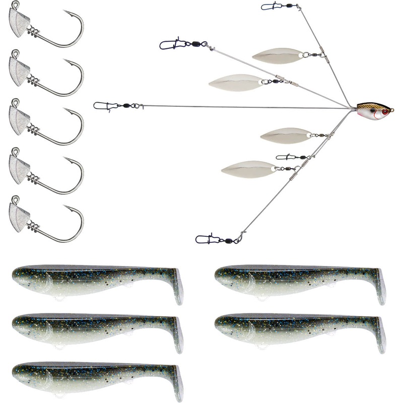 YUM Scottsboro Kit YUMbrella Flash Mob Jr. 3.5 inch Swimbait Kit Baby Bluegill