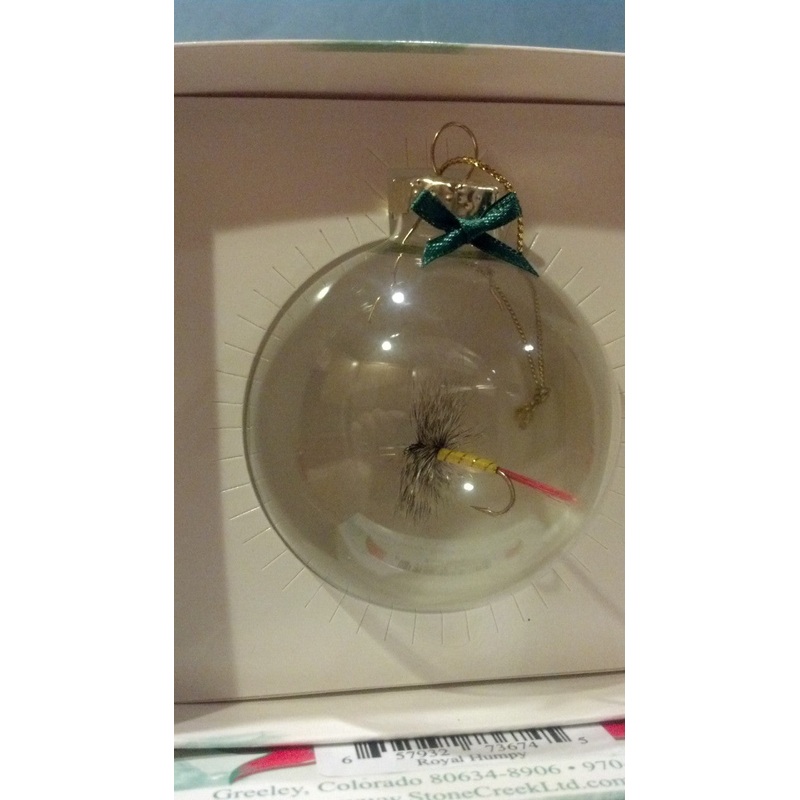 Fly Fishing Christmas Ornament Royal Wulff