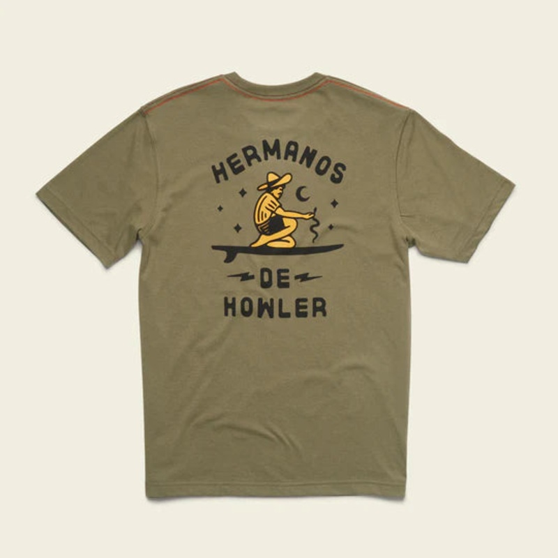 Howler Bros – Ocean Offerings T-Shirt Olive M
