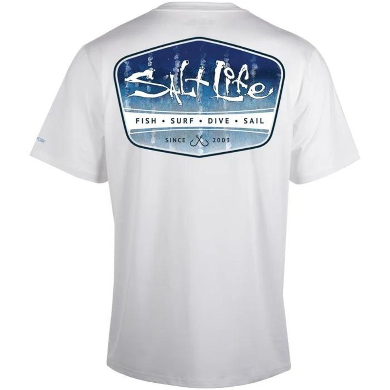 SALT LIFE MARLIN FADE SS SLX WHITE 2XL