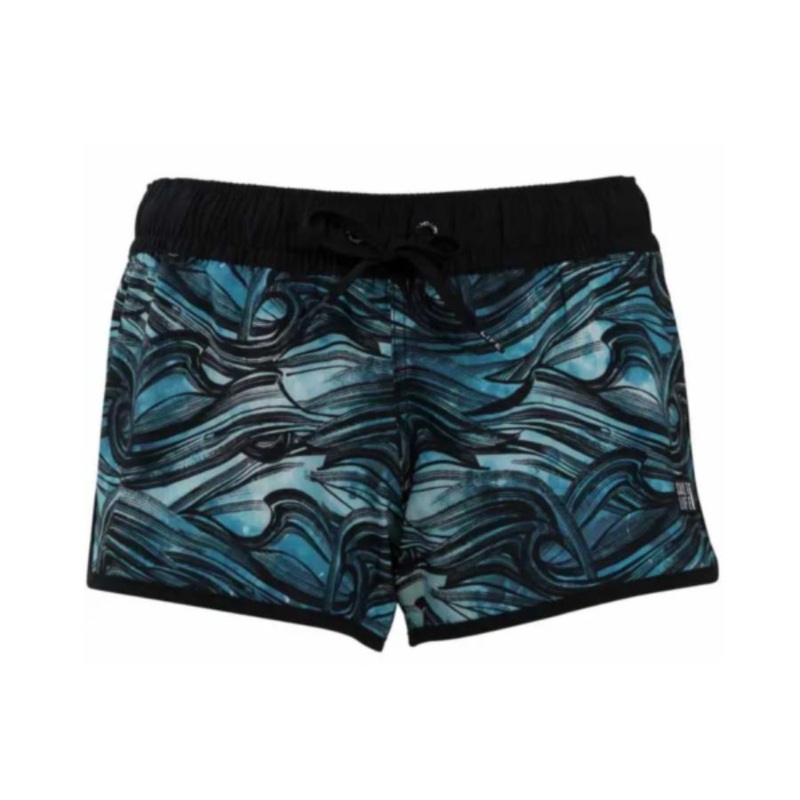 SALT LIFE TIDAL WAVE SHORTS BLACK XS