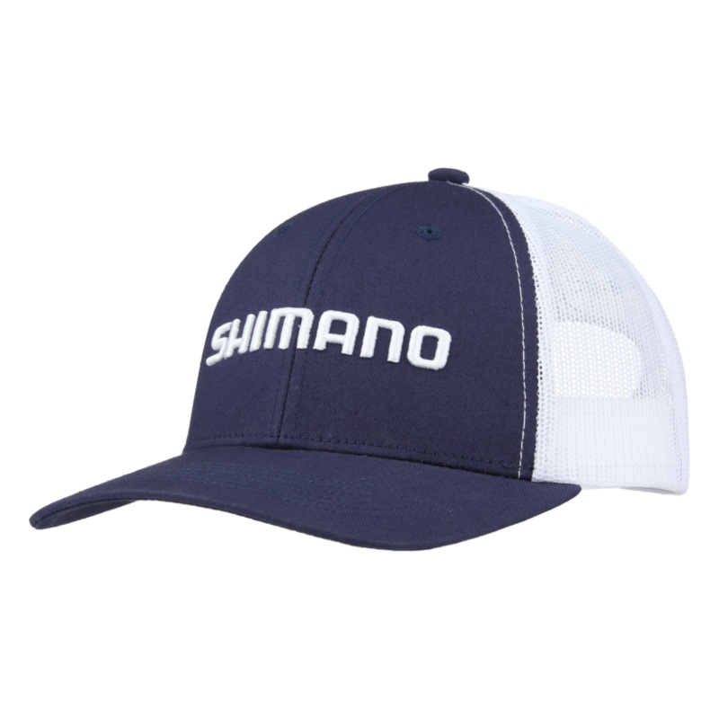 Shimano Logo Trucker Cap – Navy Blue