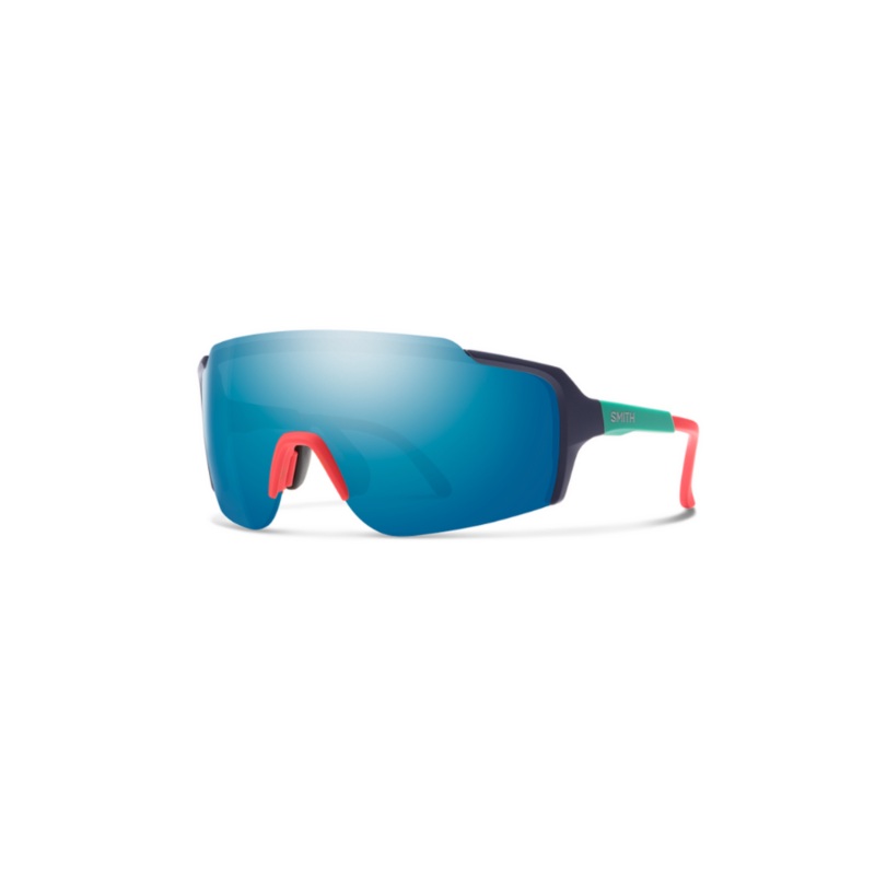 SMITH FLYWHEEL CHROMAPOP POLARIZED SUNGLASSES MATTE DEEP INK BLUE MIRROR