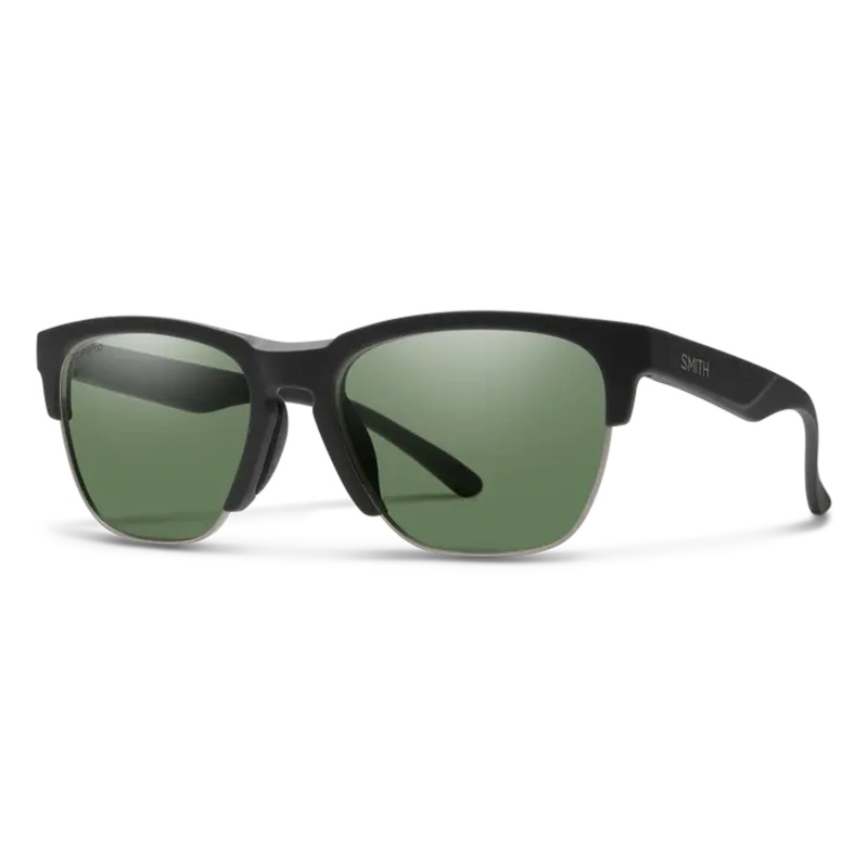 SMITH HAYWIRE CHROMAPOP POLARIZED SUNGLASSES MATTE BLACK GRAY GREEN