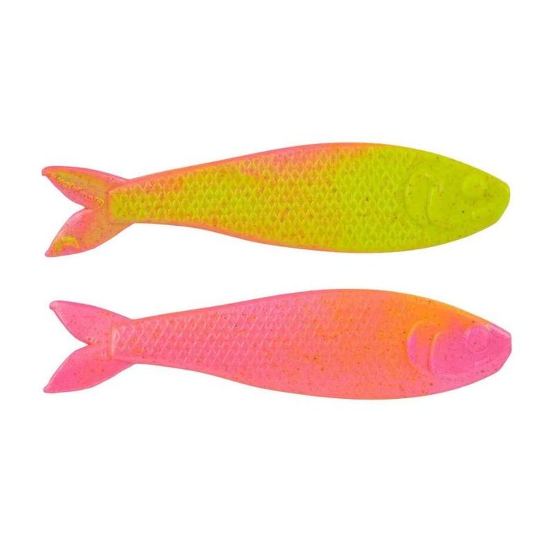 BERKLEY GULP 3″ SURF BYTES BAITFISH 12 PACK CHARTREUSE