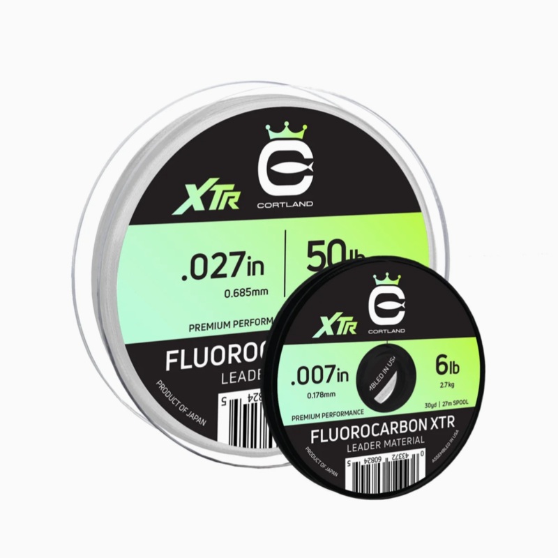 Cortland Fluorocarbon XTR Leader Material 6lb