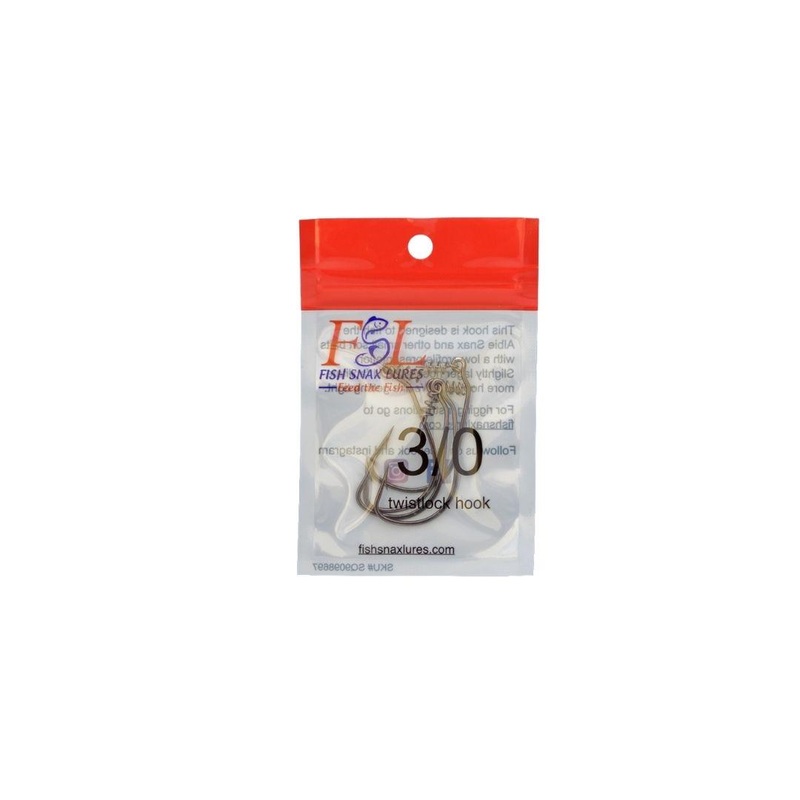 Fish Snax Lures Twistlock Hooks 3/0
