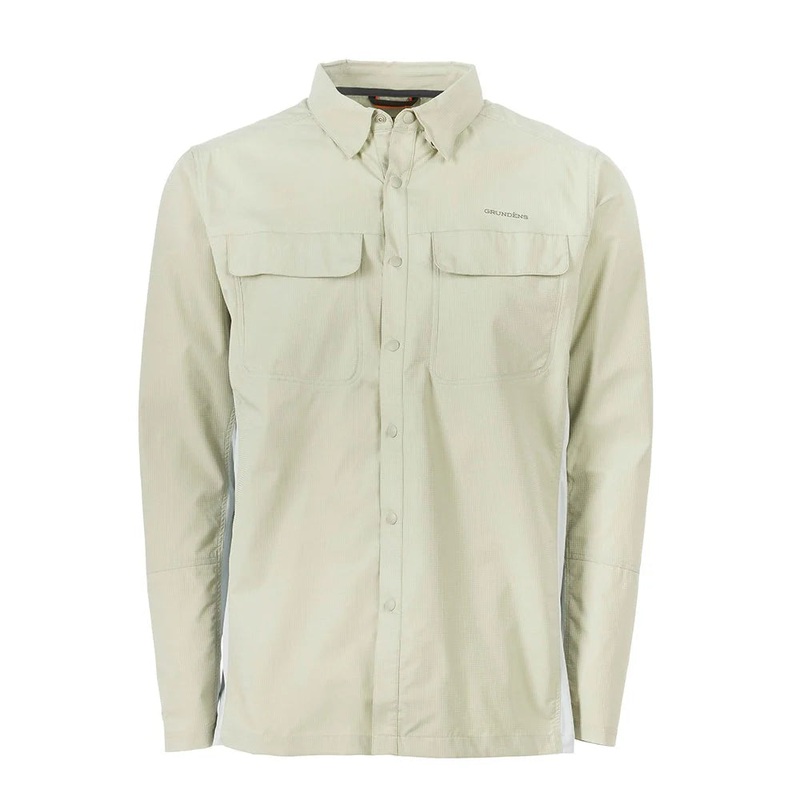 Grundens – Binnacle Long Sleeve Shirt Tea M