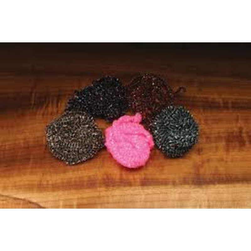 Hareline Speckled Chenille Black/Brown