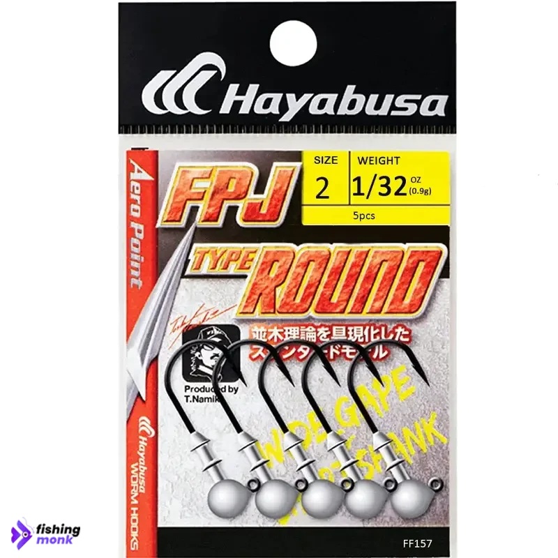 Hayabusa FF157 Jig Head Type-Round #2 1/32oz (0.9)