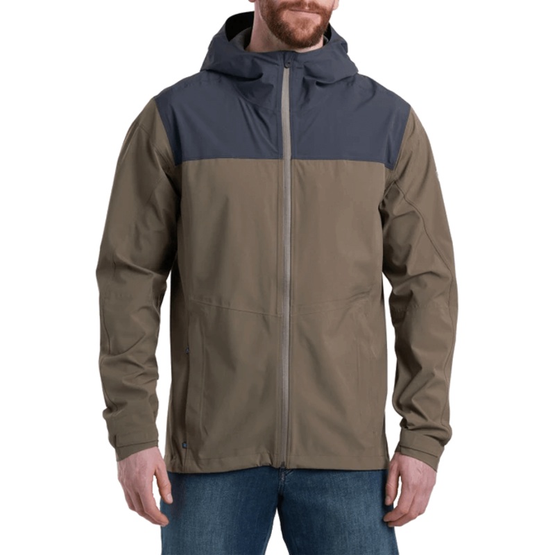 KUHL STRETCH VOYAGR RAIN JACKET – DRIFTWOOD DRIFTWOOD MD