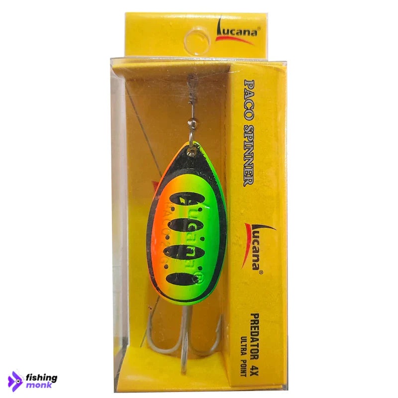 Lucana Paco Flash Spinner Lure | 18g -21g Fire Tiger 18g