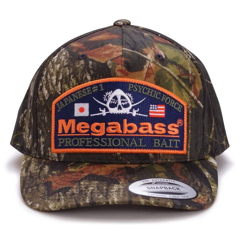 Megabass Psychic Camo Snapback Hat Mossy Hunter