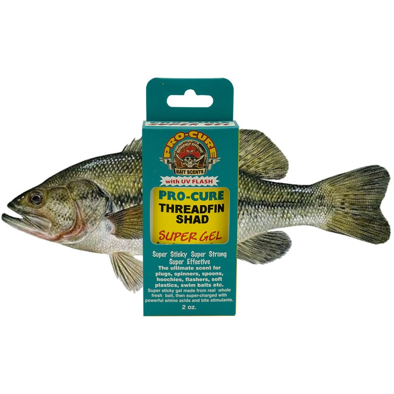 Pro-Cure Bass Super Gel Scents 2 oz Trophy Bass