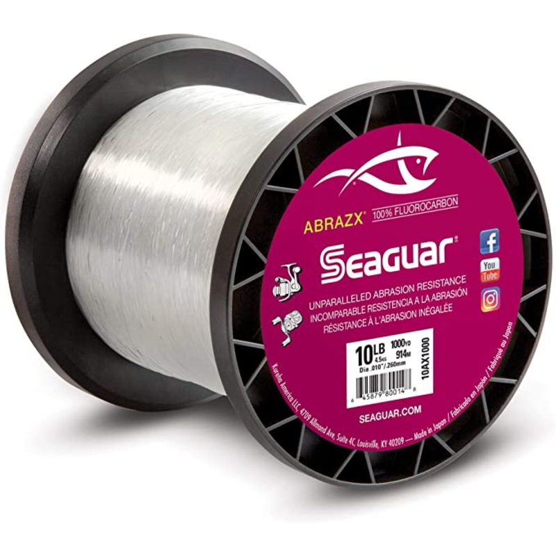 SEAGUAR ABRAZX FLUOROCARBON BULK SPOOLS 1000 YARDS 6 lb – 1000 yards