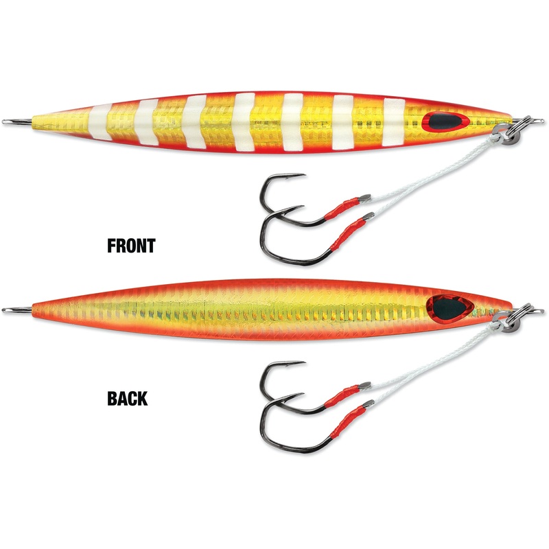 Williamson Kensaki Jig Holo Gold Flash Zebra 220 gram/7 3/4 oz – 6 3/4 inch