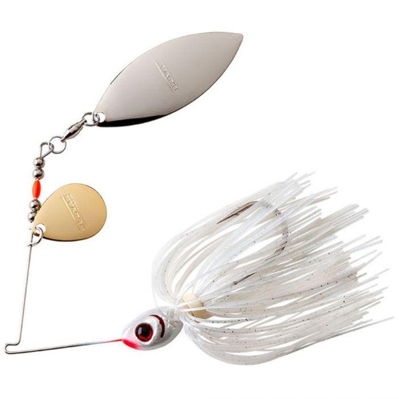 Booyah Tandem Blade Spinnerbaits Snow White 1/2oz