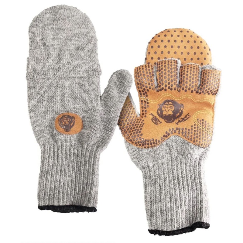 Fish Monkey Wooly MIttens S/M