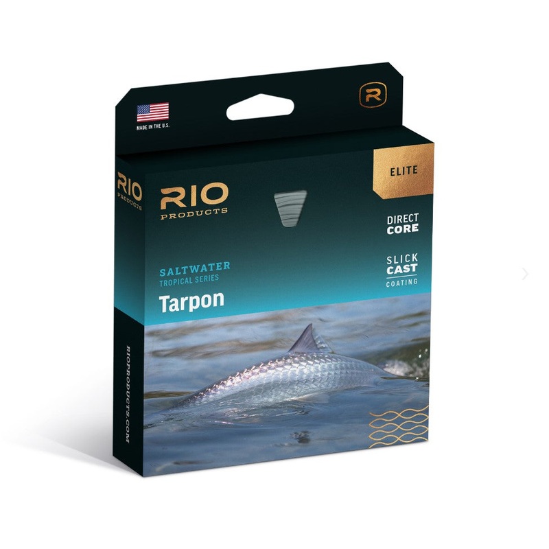 Rio Elite Tarpon Fly Line WF9F Sea Grass/Orange/Sand