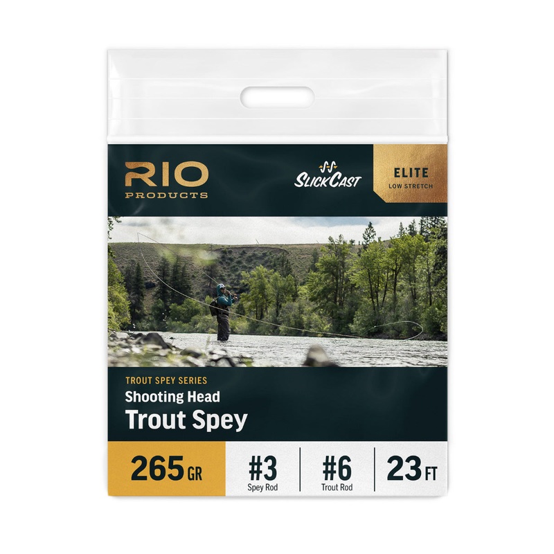 Rio Elite Trout Spey Shooting Head Fly Line 1 Weight 190 Grain Yellow / Blue
