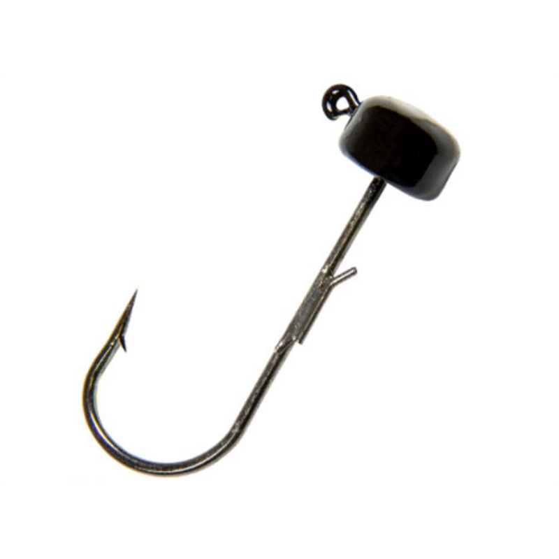 Z-Man Pro Shroomz Ned Rig Jig Heads (4 Pk) Black 1/10oz.